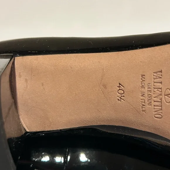 Valentino Velvet Patent LeatherBootie EU 40.5 New wo Box
